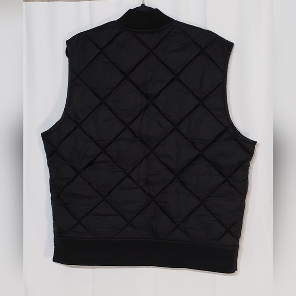 Dickies TE242 Diamond Quilted Nylon Vest Black, EUC!! - Picture 5 of 15